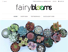 Tablet Screenshot of fairyblooms.com